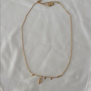 Stella & Dot Gold Minimalist Necklace